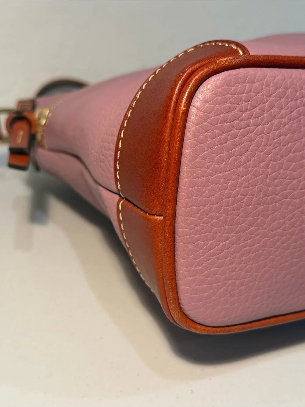 Dooney & Bourke Mauve Pebble Leather Crossbody